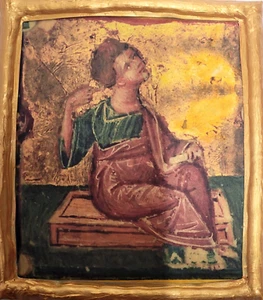 Ikone von Habakuk Habacuc Abacuc Abakoum der Prophet byzantinische Plakette - Bild 1 von 7