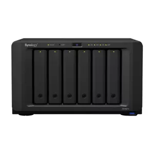 Synology DiskStation DS1621+ AMD Ryzen V1500B Desktop NAS Server - Black - Afbeelding 1 van 4