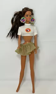 Mattel Barbie Twist N Turn 1990H 1966B Malaysia Baywatch shirt, earrings  - Picture 1 of 6