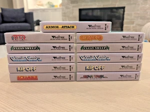 Vectrex Games with Cases and Dust Covers - Great Condition! - Picture 1 of 22