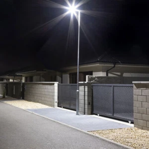 Außenleuchte Straßenlaterne Parkplatzleuchte Mastlampe wetterfest Aluminium LED - Bild 1 von 10