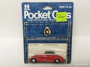 VTG 1978 Tomica Tomy Pocket 1937 Packard Roadster F52 Japan MOC - Picture 1 of 5