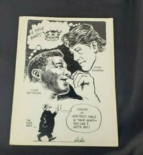 VTG Original 1972 Oscar Bonavena Vs. Floyd Patterson MSG Boxing Fight Program