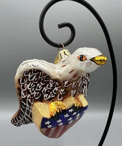 Christopher Radko Ornament Freedom's Wings USA Patriot Eagle July 2001 01-0307-0 - Picture 1 of 14