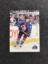 2001-02 TOPPS STADIUM CLUB VACLAV NEDOROST ROOKIE AWARD WINNER SILVER #ed 31/100