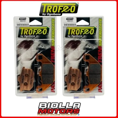 KIT PASTIGLIE FRENO TROFEO KAWASAKI VN VULCAN 750 1993 ANTERIORE 2x43024101 SINT - Image 1 of 4