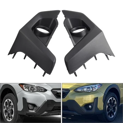 1 Pair Front Bumper Fog Light Bezel Cover For Subaru Crosstrek 2021-2023 - Image 1 of 4