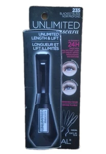 Loreal Unlimited Length & Lift Mascara 235 Blackest Black 0.24oz Sealed VHTF - Picture 1 of 5