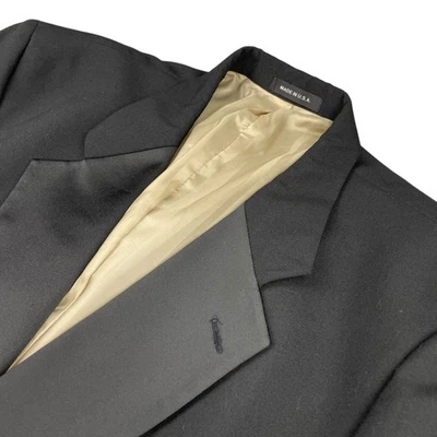 Ralph Lauren Chaps Men's Satin Lapel 2-Button Tuxedo Jacket Black • USA • 46R - Image 1 of 4