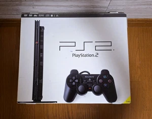 NEW Playstation 2 SCPH-70000 CB Charcoal Black Slim PS2 Japan *COLLECTORS ITEM* - Picture 1 of 6