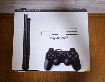 NOVO Playstation 2 SCPH-70000 CB Preto Carvão Fino PS2 Japão *ITEM DE COLECIONADOR* - Imagem 1 de 4