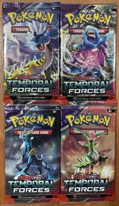 Pokemon Fuerzas Temporales Set de 4 Booster Packs - Imagen 1 de 2