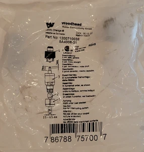 Neu - Woodhead Connectivity aufsteckbarer Micro-Change Stecker 1200710038 - Bild 1 von 1