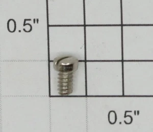 Lionel #4-36 x 3/16" Nickel Slotted Filister Head Screw (4) - Picture 1 of 1