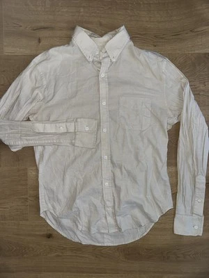 Band Of Outsiders Oxford Long Sleeve Button Up Sheer Medium - Image 1 of 4