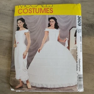 Vintage Kostüm Schnittmuster McCall's 3609 Größe AAX 4-10 Erwachsene - Bild 1 von 8