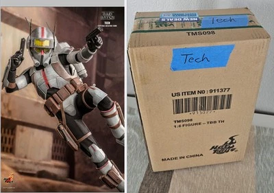 Hot Toys Star Wars Bad Batch TMS098 Tech 1/6th Scale NIB Sealed - Image 1 of 4