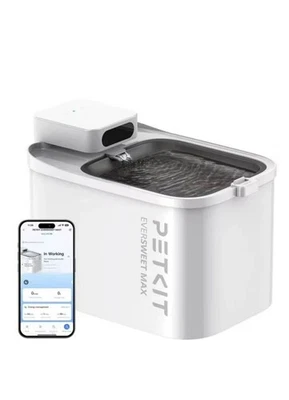 PETKIT EVERSWEET MAX Fuente de Agua Inalámbrica para Gatos *Nueva, Sellada Foto 1 de 4