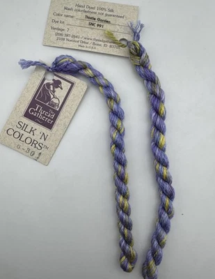 The Thread Gatherer silk 'n colors Floss-SNC 991 Thistle Garden -2 Skeins - Image 1 of 2
