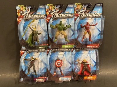 2011 Marvel Legends Avengers serie de películas conjunto completo de 6 mini figuras de 2" nuevas Foto 1 de 4