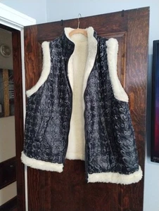 3Xl Faux Fur Women's Vest From Ukraine Zipper Front - Picture 1 of 3