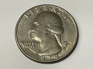 1979 ERROR Washington Quarter Filled D Mint Mark And I & N Together - Picture 1 of 4