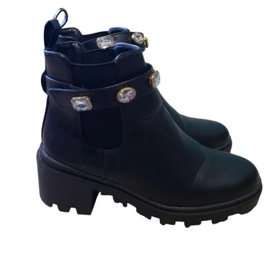 ***RARO*** BOTAS ZAPATOS NICOLE MILLER NUEVA YORK LUJO MODA JOYAS AUDACES TALLA 8.5 Foto 1 de 4