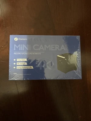 Ebarsenc Mini 4K Camera - Tiny Size, Long Battery Life, 160 angle view See Pic - Image 1 of 4