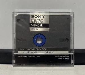 Sony Mavipak VFD-50 Steel Video Floppy Disk - Picture 1 of 3