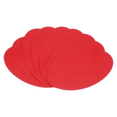4 Inch Width 6.5 Inch Length Oval Card Stock, 30 Pcs 50lb/180gsm, Dark Red - Image 1 of 4
