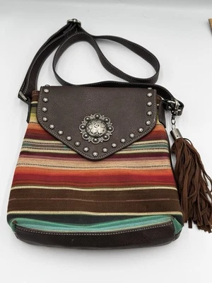 Bolso de Mano Blazin Roxx Josie Serape Oculto Vaquera Occidental ¡EXCELENTE ESTADO USADO!  Foto 1 de 4
