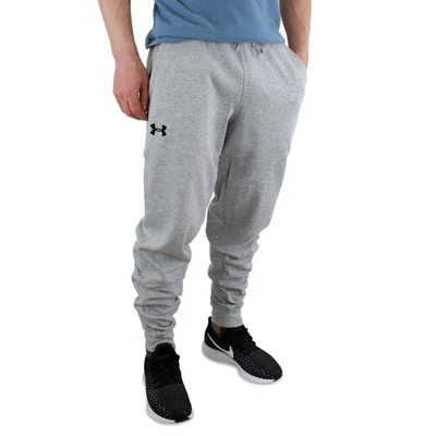 Under Armour Jogger Sweatpants Men's Hustle Fleece Loose Fit Tapered Leg 1317455 - Image 1 of 4