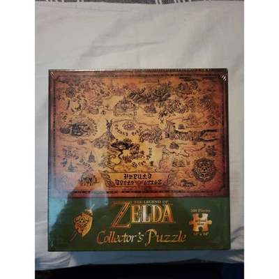 The Legend of Zelda Hyrule Mapa Coleccionista Puzzle 550 Piezas 18 x 24 pulgadas Nuevo Foto 1 de 3