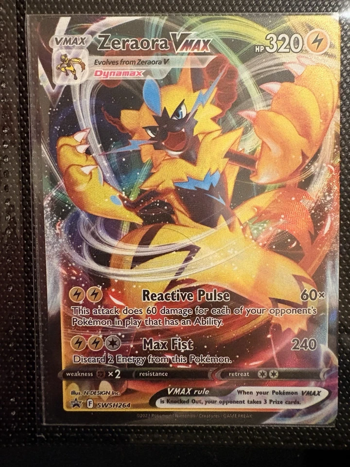 Zeraora VMAX SWSH264 Sword & Shield Promo Card Near Mint Condition - Image 1 of 1