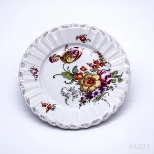 Plato de pastel vintage BP Württemberg con decoración floral de porcelana | Ø 19 cm - Imagen 1 de 9