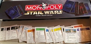 Stars Wars Monopoly Pieces Replacement Properties and Cards 1997 - Picture 1 of 11