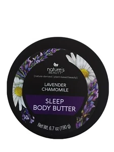 Nature's Beauty Lavanda Camomilla Sonno Burro Corpo Rilassante Idratazione Naturale - Foto 1 di 3