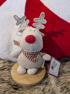 Mama's And Papas Reindeer Plush Soft Toy New tags 7" - Picture 1 of 9