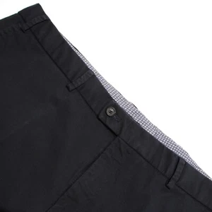 Hiltl NWT Chinos / Casual Pants Size 44 US in Solid Blue Cotton Blend - Picture 1 of 13