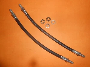 FORD ESCORT Mk1 (1968-75) 370mm total length REAR BRAKE HOSE PAIR - Picture 1 of 3