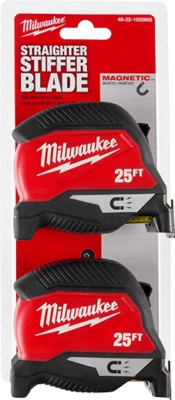 Milwaukee 48-22-1025MG 25' Magnetic Tape Measure - 2PK - Image 1 of 2