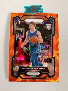 2024-25 Panini Prizm Draft Orange Ice Baylor Scheierman #68 - Foto 1 di 1