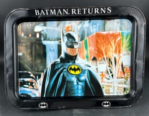 Vintage 1992 Batman Returns Michael Keaton DC Comic Folding Tray Size 12x17 - Picture 1 of 16