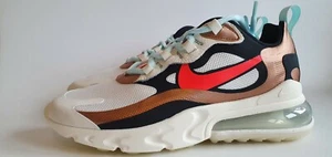 Nike Air Max 270 React Entrenadores Zapatos Reino Unido 5 Nuevo En Caja PVP £109.95 CT342810 100 - Imagen 1 de 9