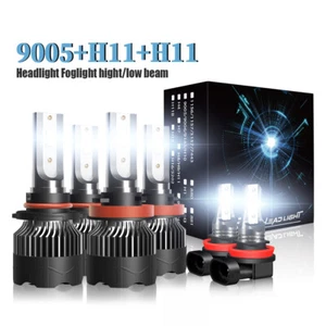 Para For Jeep Grand Cherokee 2014 - 2017 2018 Faros LED+Kit de luces antiniebla - Picture 1 of 16