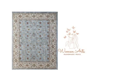 Womanarts New Handmade Old Designe Tufted Woolen Area Rugs & Carpet - Image 1 of 4