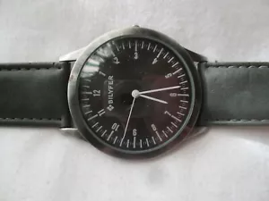 Bilyfer Armbanduhr grau Schnalle Band rund schwarz Gesicht einfacher Stil - Bild 1 von 12