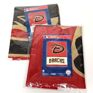 2er Set Arizona Diamondbacks MLB Fan Flagge Banner 36" x 47" neu, versiegelt - Bild 1 von 6