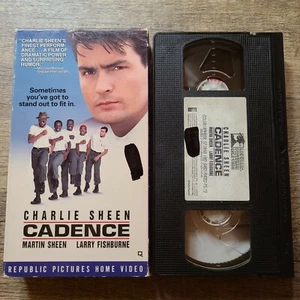 Cadence *Tested* VHS Charlie Sheen, Martin Sheen, Larry Fishburne - Picture 1 of 2