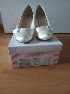 Rainbow Club Damen Brautschuhe Schuhe Pumps Jess Größe 38 ivory Satin Neuwertig - Bild 1 von 2
